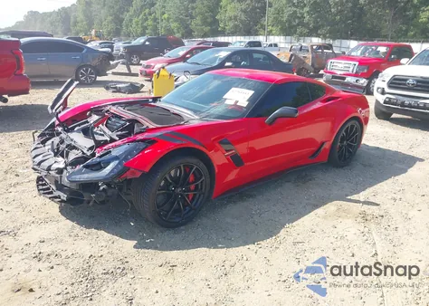 2018 Chevrolet Corvette Grand Sport 2Lt z USA, uszkodzony, nr VIN 1G1YY2D7XJ5102045